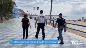 Agentes de España, Francia e Italia patrullan en Alicante para reforzar la atención a los turistas