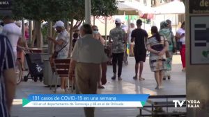 La Vega Baja roza los 200 casos de coronavirus en la última semana