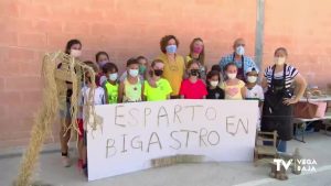 Talleres de esparto en la Escuela de Verano de Bigastro