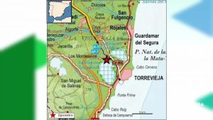 Terremoto de magnitud 1,8 en la laguna salada de Torrevieja