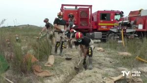 La UME se desplaza a la Vega Baja para llevar a cabo maniobras que eviten una nueva inundación