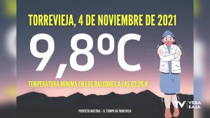 El frío entra en la Vega Baja con temperaturas que rondan los 10 grados
