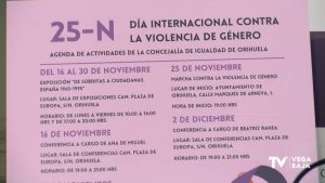 Exposiciones, conferencias y jornadas en Orihuela para decir "no" a la violencia de género