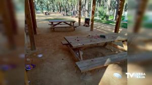 Vandalismo en el Palmeral de Orihuela: destrozan un espacio que se estrenó hace apenas unos meses