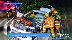 Accidente grave en Orihuela, se cae una fachada en Almoradí y rescate en helicóptero desde Redován