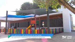 Se reducen las cuarentenas en la nueva actualización del protocolo en las aulas