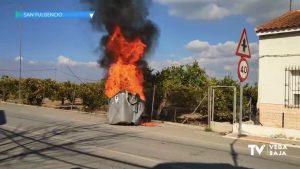 Arde un contenedor en San Fulgencio