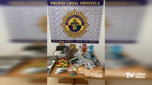 La Policía Local de Orihuela desmantela un punto de venta de marihuana
