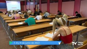 Las pruebas de acceso a la Universidad serán el 7, 8 y 9 de junio de 2022