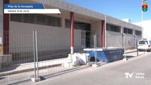 Avanzan las obras del nuevo local de ensayo para la Unión Musical Horadada en la Piscina 30 de Julio