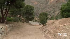 Nuevo dique de contención en la Cueva Ahumada de Callosa de Segura