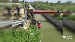 Rescatan a un ciclista tras caer a una acequia de San Fulgencio