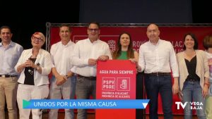 Más de 200 socialistas se reúnen en Los Montesinos en defensa del trasvase Tajo-Segura