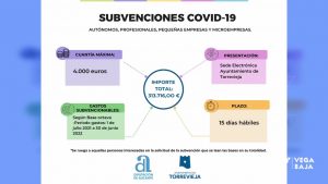 La Diputación de Alicante concede 313.716€ a los empresarios de Torrevieja por la COVID-19