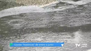 El primer semestre de 2022 alcanza la media de lluvias de todo un año en la Vega Baja