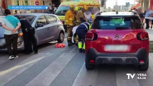Un conductor atropella a tres mujeres en un paso de peatones en Pilar de la Horadada