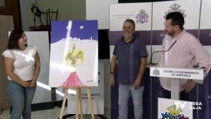 Una acuarela del artista oriolano Alfonso Ortuño invita a la recepción del Síndico Portador 2022