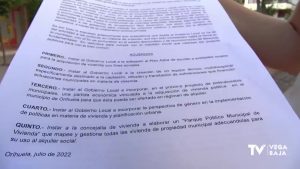 Cambiemos Orihuela pide al gobierno local la adquisición y mejora de vivienda con fines sociales