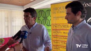 Carlos Mazón rechaza en Torrevieja la "imposición" de la tasa turística