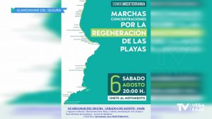 Marchas concentraciones por la regeneración de las playas