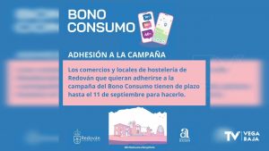 Los redovanenses pueden adquirir su Bono Consumo a partir del 12 de septiembre