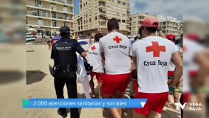 Cruz Roja Guardamar ha intervenido en 169 rescates este verano