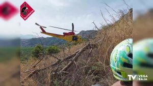 Rescatan en helicóptero a un hombre de 55 años que estaba haciendo escalada en Rincón de Bonanza