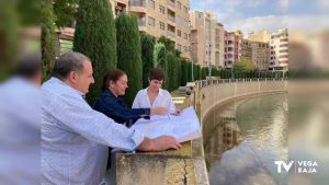Comienzan las obras de renovación urbana del margen del río Segura entre el puente de Levante