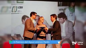 La Diputación entrega los II Premios del Agua Lorenzo Pardo en el Teatro Cortés de Almoradí