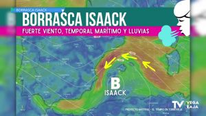 La borrasca Isaack trae fuerte viento, lluvias y temporal marítimo