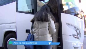 Las mascarillas ya no son obligatorias en el transporte público