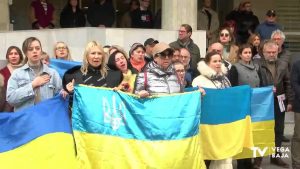Silencio por el primer aniversario de la guerra de Ucrania