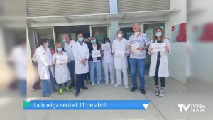 El 11 de abril será la huelga del personal del departamento de salud de Torrevieja