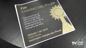 Benejúzar señaliza el "Camino del Pilar" con piedras de granito que incluyen la imagen de la Virgen