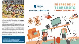 Simulacro de terremoto en los centros educativos de Torrevieja