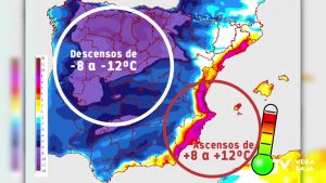 Bajan las temperaturas en todo el país... excepto en el este