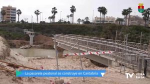 La pasarela peatonal de Mil Palmeras se fabrica en Cantabria