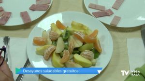 Ocho colegios de la Vega Baja ofrecerán hasta final de curso desayunos saludables gratuitos