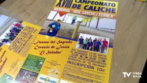 Almoradí celebra el XVIII campeonato de caliche memorial “José Sánchez Ferrer”