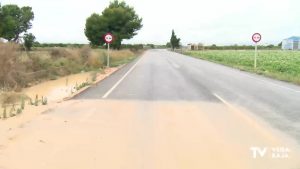 La carretera que une Benejúzar y Algorfa ha permanecido cortada durante horas