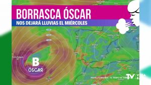 La borrasca Óscar dejará lluvias el miércoles