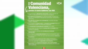 Vox se queda con las Consellerias de Cultura, Agricultura y Justicia, Interior y Gobernación