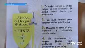 Orihuela pide concienciación sobre el consumo de alcohol durante las Fiestas