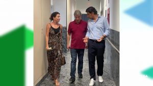 Dolón y Vegara visitan la residencia para personas con diversidad funcional donde están usuarios del Centro Ocupacional Oriol