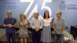 Joaquín Melgarejo y Eva Ortiz se reúnen con regantes en el Juzgado de Aguas de Orihuela