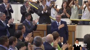 El alcalde de Benidorm, Toni Pérez, se convierte en el nuevo presidente de la Diputación de Alicante