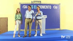 El PP asegura que Feijóo devolverá el brillo al sur de la provincia de Alicante si es presidente