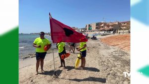 Cerrada al baño por contaminación una playa de Pilar de la Horadada