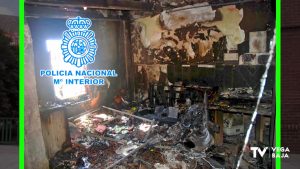 Tres detenidos en Orihuela por presuntamente robar en una vivienda y después incendiarla