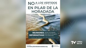 Pilar de la Horadada dice "no" a los vertidos del Mar Menor en la costa del municipio